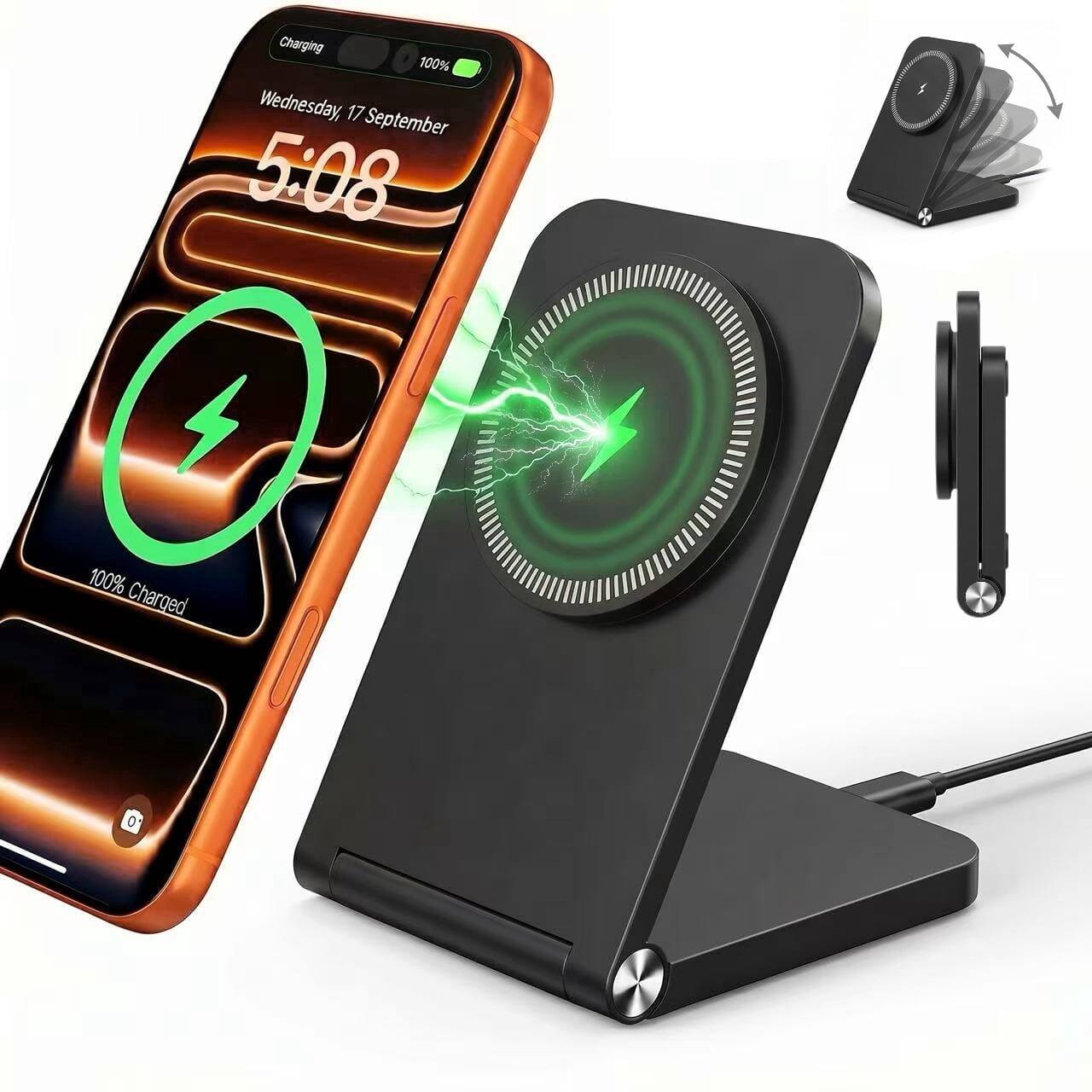 Charging 100% Wednesday, 17 September 5:08  
100% Charged