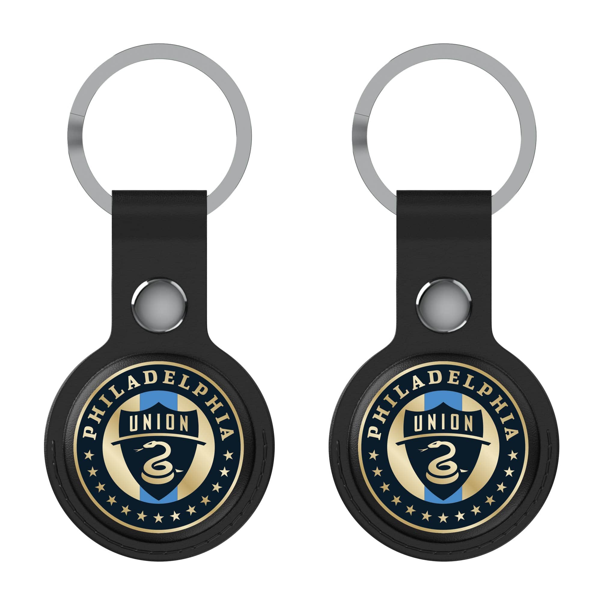 Keyscaper - Philadelphia Union Two-Pack Insignia AirTag Holders - No Size - Black