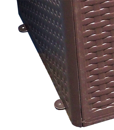 Alt View 7. Plastic Development Group - Plastic Development Group 130-Gallon Resin Outdoor Patio Storage Deck Box, Brown - Java Brown.