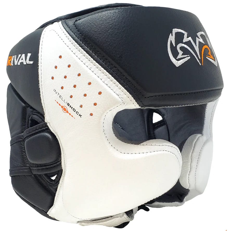 RIVAL Boxing RHG10 Intelli Shock Headgear Medium Black/White RHG10