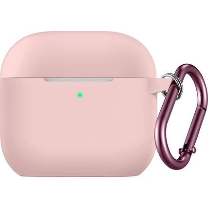 Front. SaharaCase - Venture Series Silicone Case for Apple AirPods 4 and AirPods 4 with Active Noise Cancellation - Desert Rose.