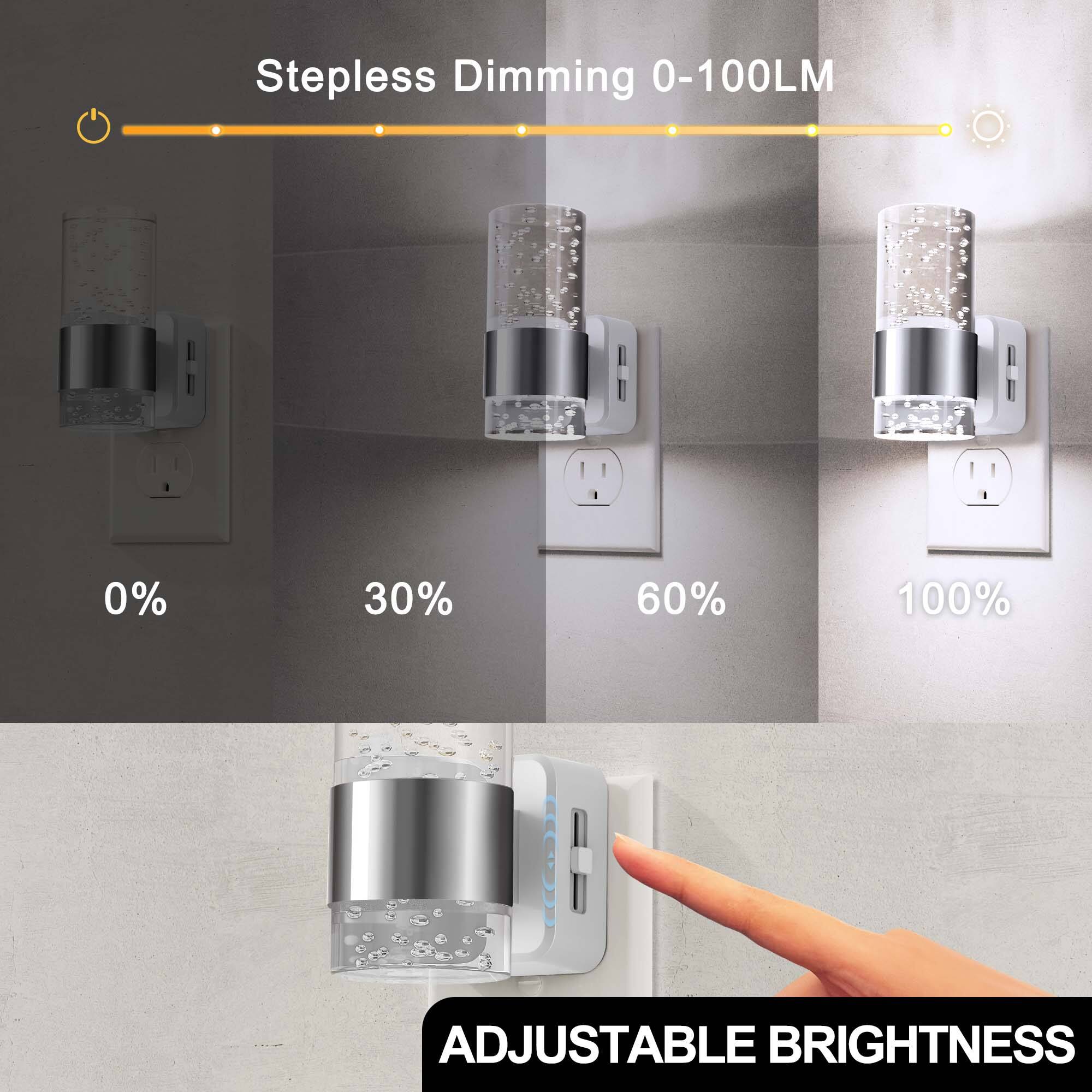 Stepless Dimming 0-100LM

0%
30%
60%
100%

ADJUSTABLE BRIGHTNESS