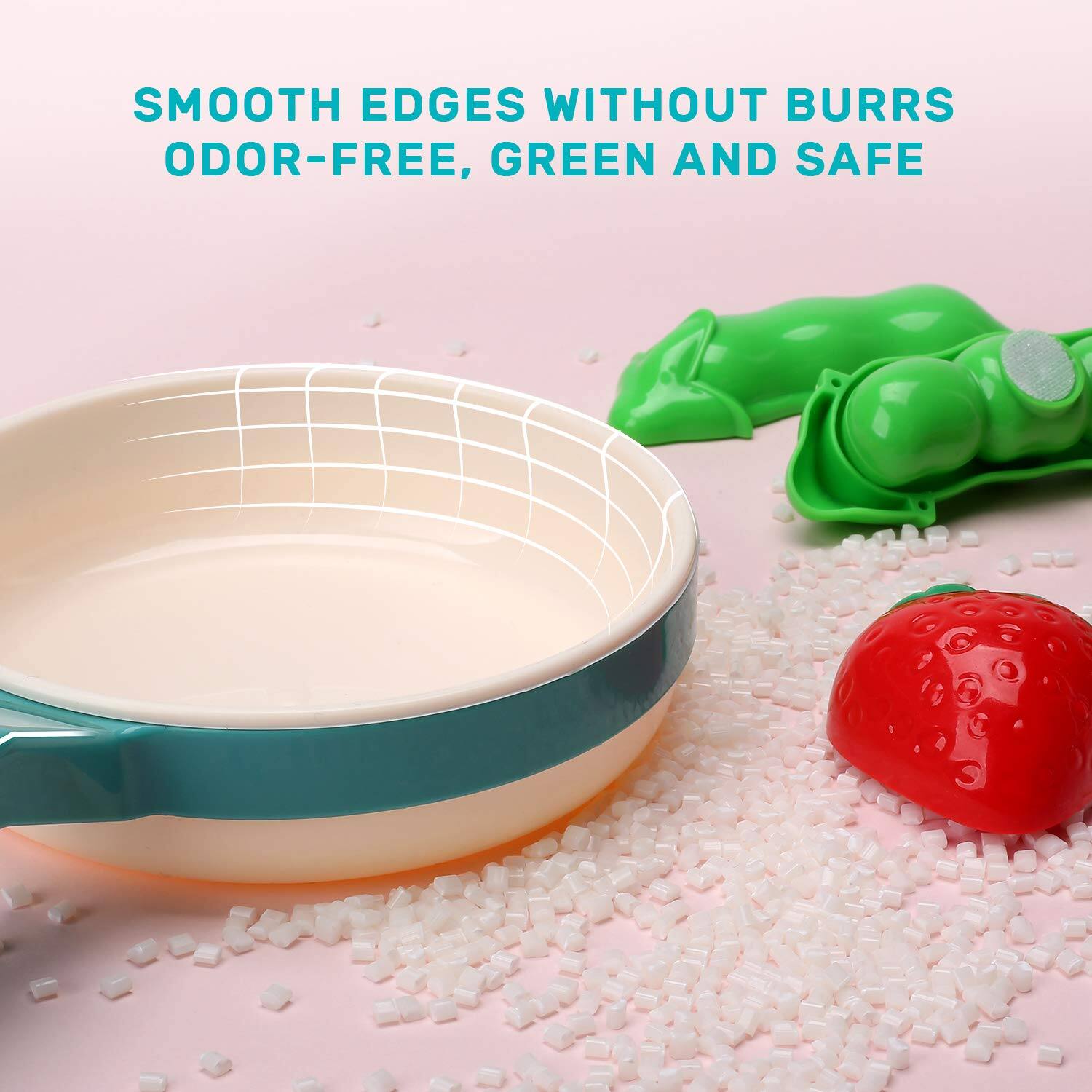 SMOOTH EDGES WITHOUT BURRS ODOR-FREE, GREEN AND SAFE