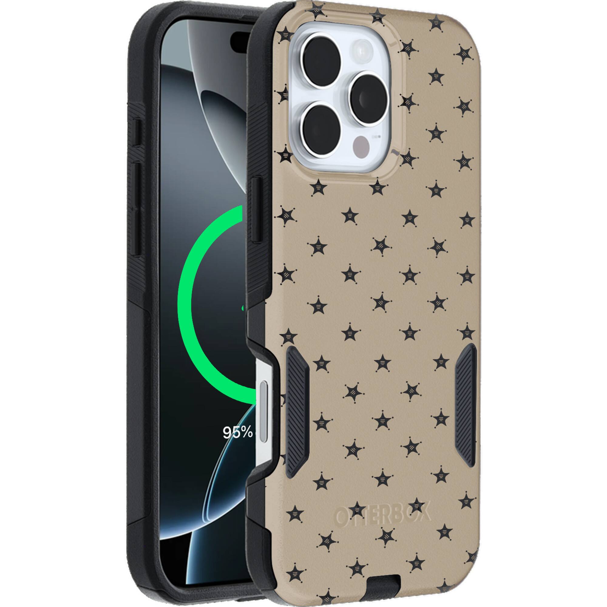 OtterBox - Artist Edition MagSafe Commuter Series Case for iPhone 16 Pro Max - Mocha Star