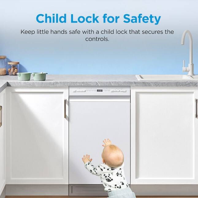 Child Lock for Safety

Keep little hands safe with a child lock that secures the controls.