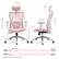 - Height: 42.91in-50.0in
- Width: 25.39-27.17in
- Depth: 20.47in
- Seat Height: 17.32-21.26in
- Seat Width: 20.08in
- Armrest Height: 11.81in
- Backrest Height: 20.47in
- Armrest Width: 10.04in
- Armrest Depth: 3.15in
- Overall Height: 72.8in
- Overall Width: 27.56in
- Overall Depth: 27.56in
- Max Load: 330lbs
- Note: Size may have ±0.39in error