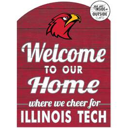 Jardine - Illinois Tech Scarlet Hawks 16'' x 22'' Indoor/Outdoor Marquee Sign - Red