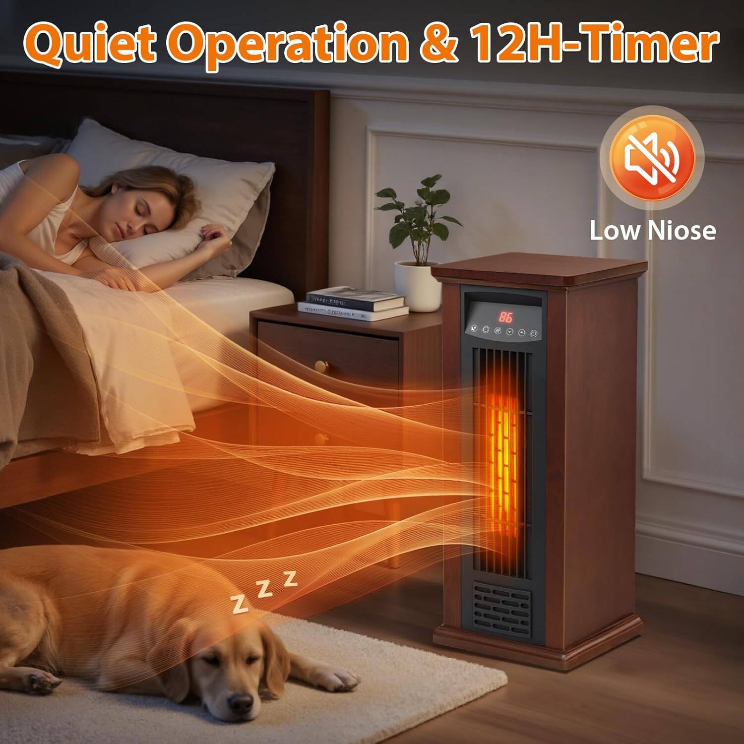 Quiet Operation & 12H-Timer  
Low Noise  
86  
ZZZ