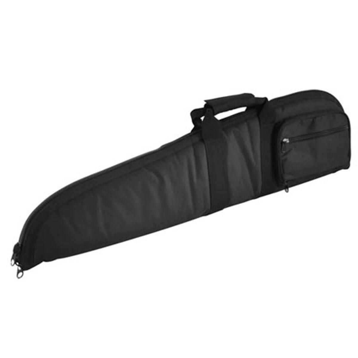 Front. NcSTAR - NcSTAR Vism 40x9" Soft Rifle  Shotgun Case, Black - Black.