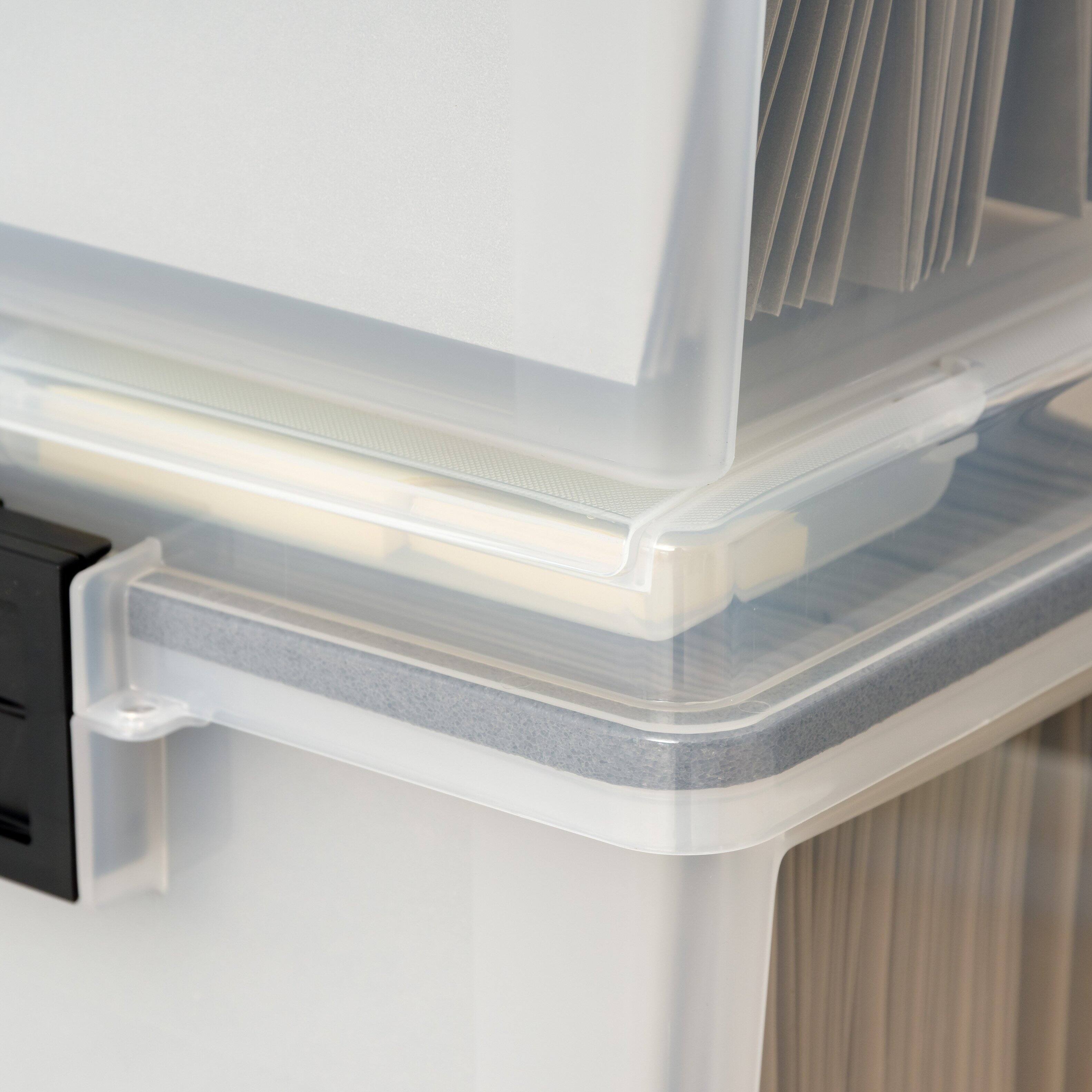 Alt View 7. IRIS USA - IRIS USA Portable Letter Size File Box with Handle for Hanging Folders.