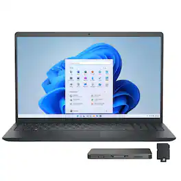 Dell - Inspiron 15 FHD 15.6" Touchscreen Laptop,Intel i7-1355U,32GB RAM,1TB SSD+1TB Docking Station,Windows 11 Pro - Black