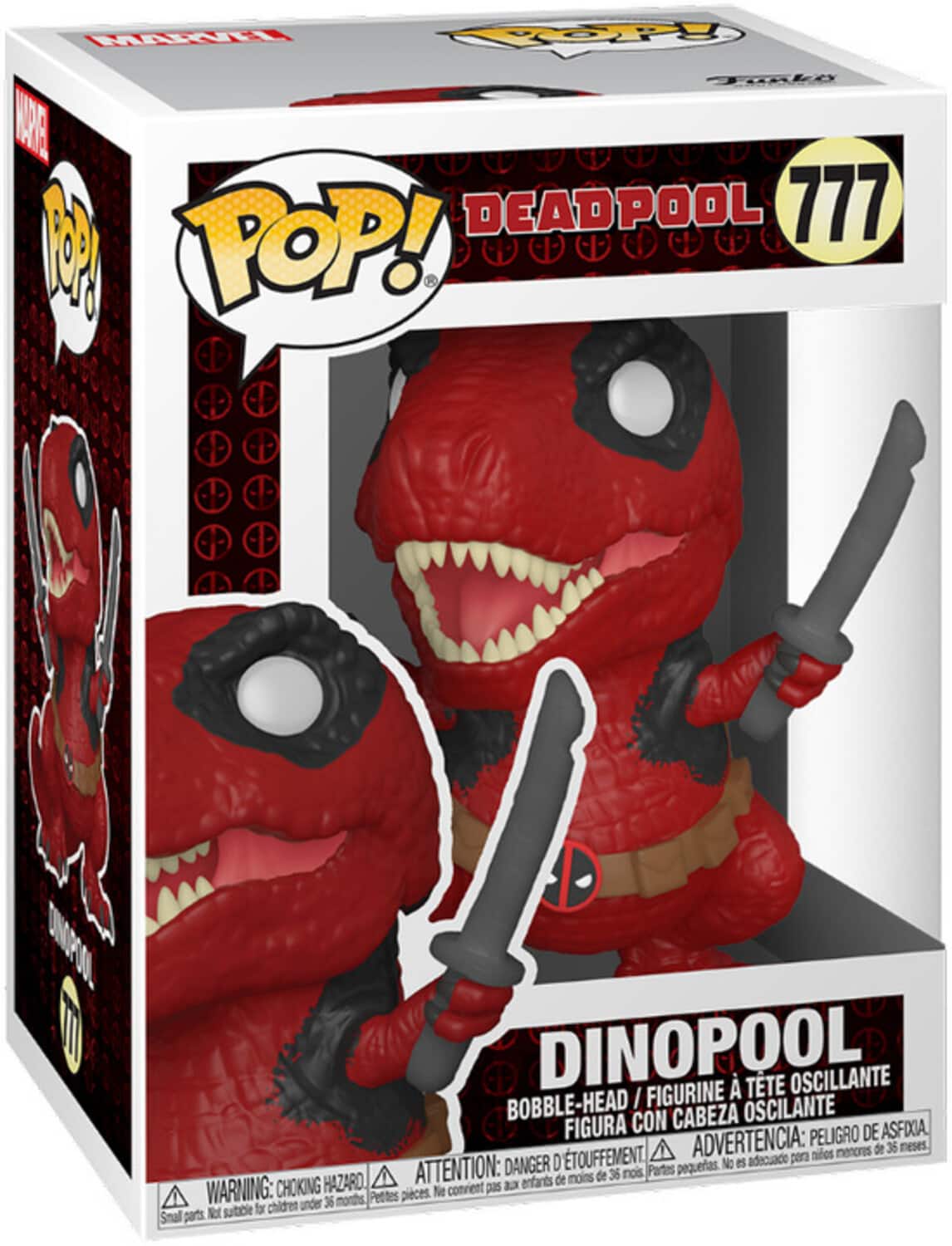 Photos - Action Figures / Transformers Funko POP! MARVEL: Deadpool 30th - Dinopool - Collectibles - Multicolor 889698546553