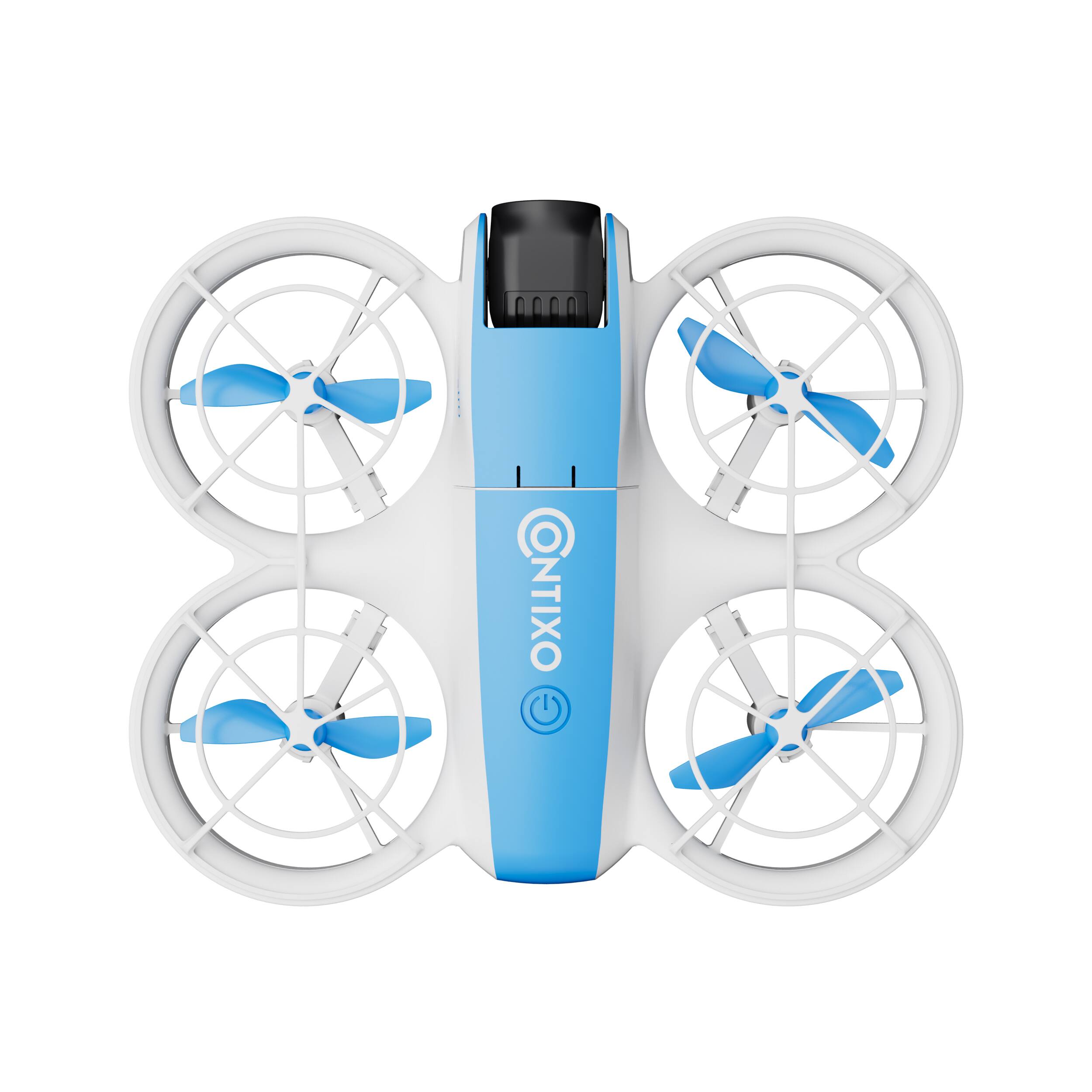Alt View 1. Contixo - F15 Astro Mini Drone with 2.4" Screen Remote Control 720P HD Camera, Hover, Stunts, 2 Batteries - Blue.