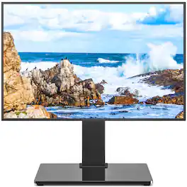 Rfiver - 34-70 inches flat-panel curved-angle TV stand - Black