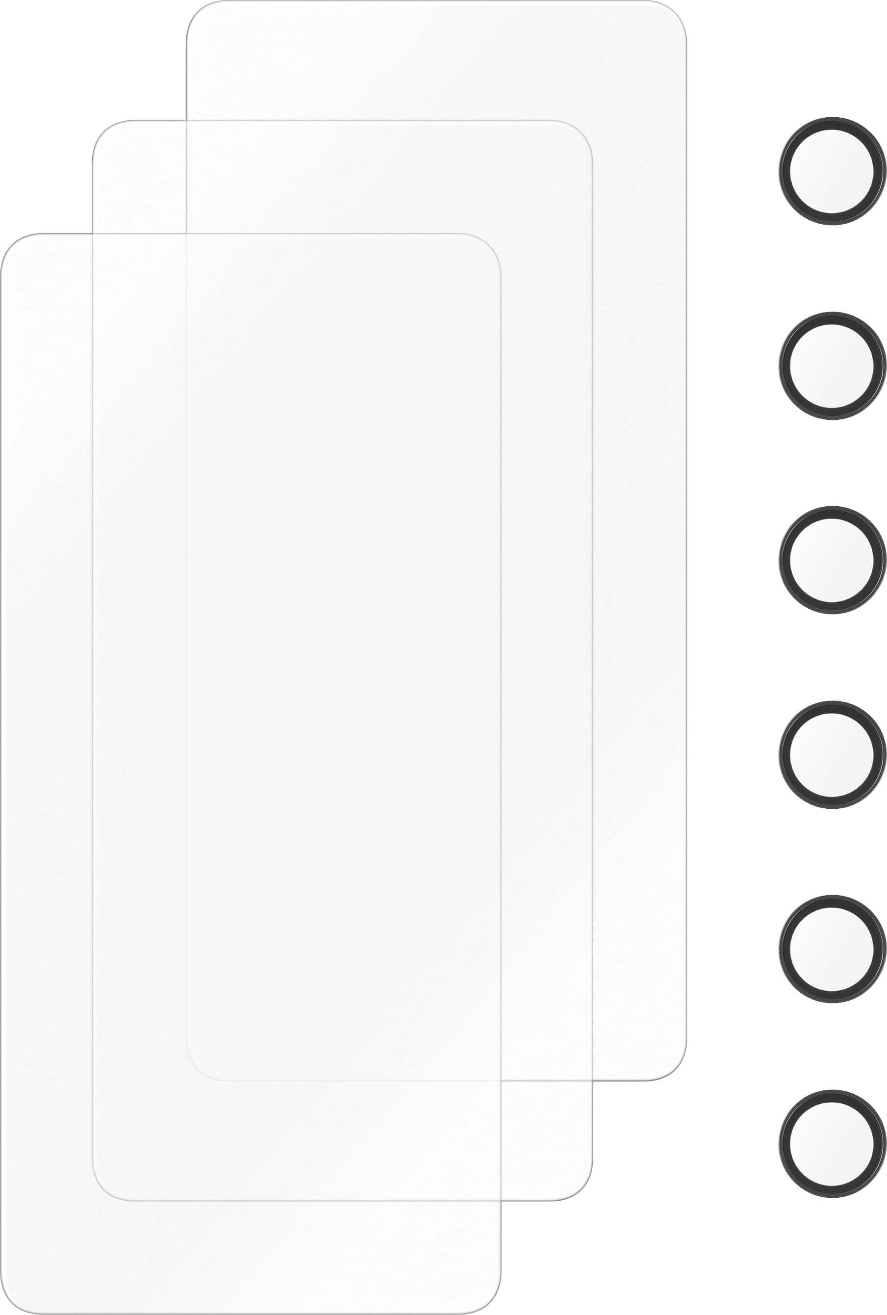 Insignia™ - Glass Screen and Lens Protectors for Samsung Galaxy S26+ (3-Pack) - Clear