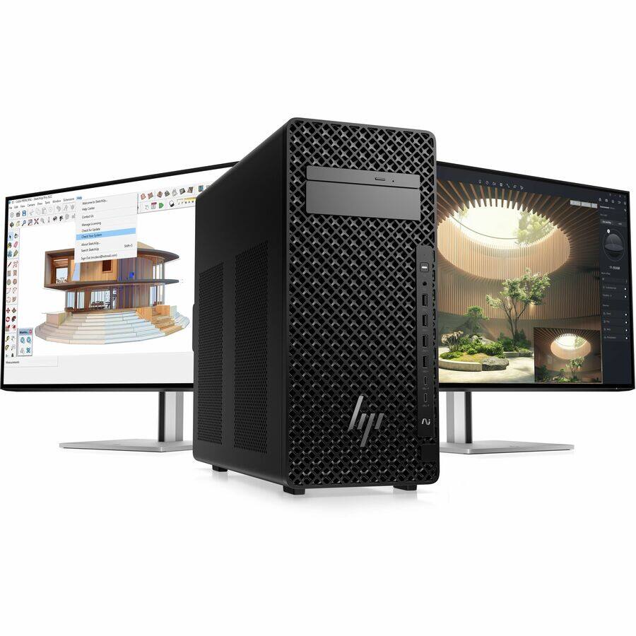 Alt View 5. HP - HP Z2 G1i Workstation - Intel Core Ultra 5 245K - 32 GB - 1 TB SSD - Tower - Black - Intel W880 Chip - Windows 11 Pro - Black.