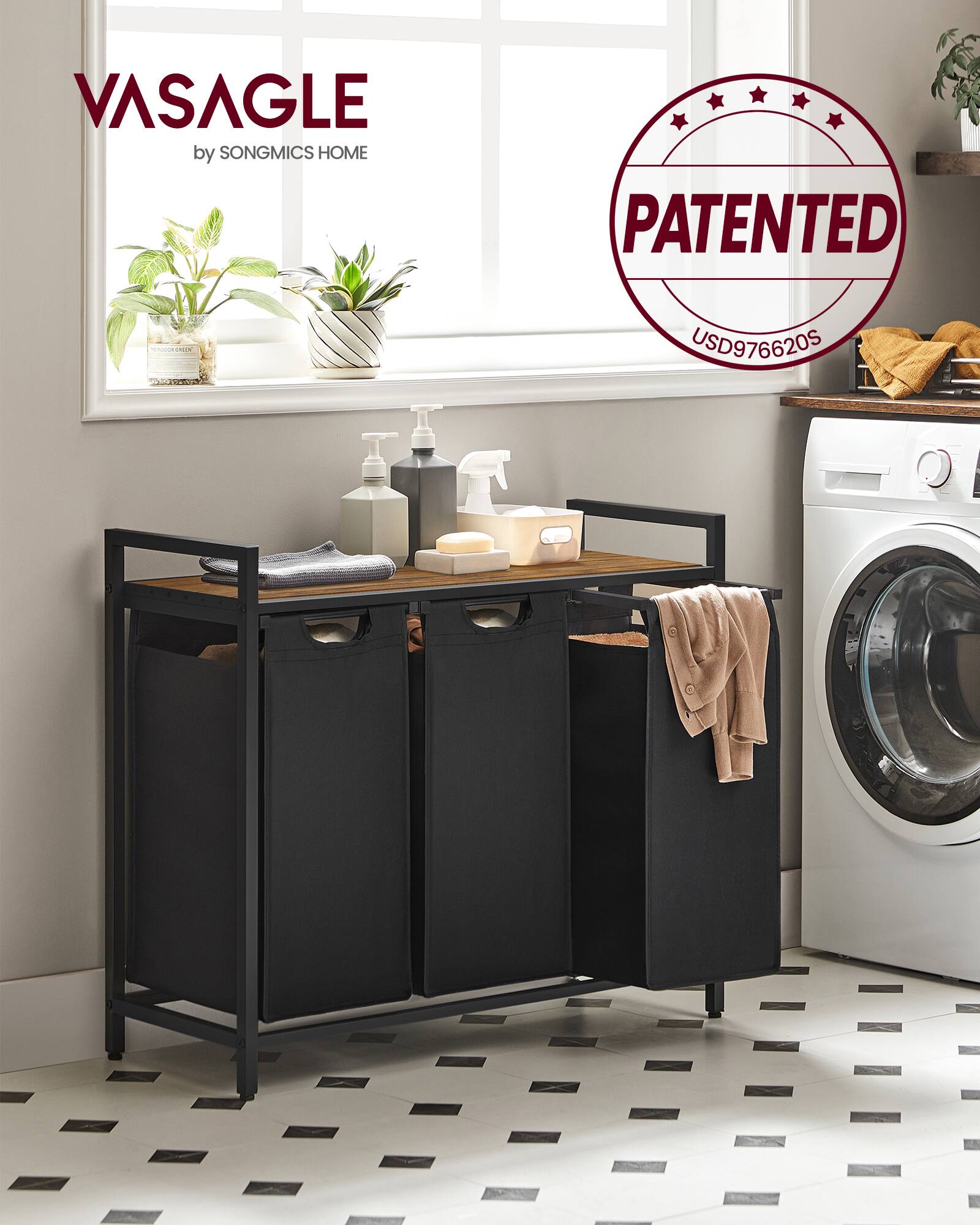 VASAGLE by SONGMICS HOME  
PATENTED  
USD976620S