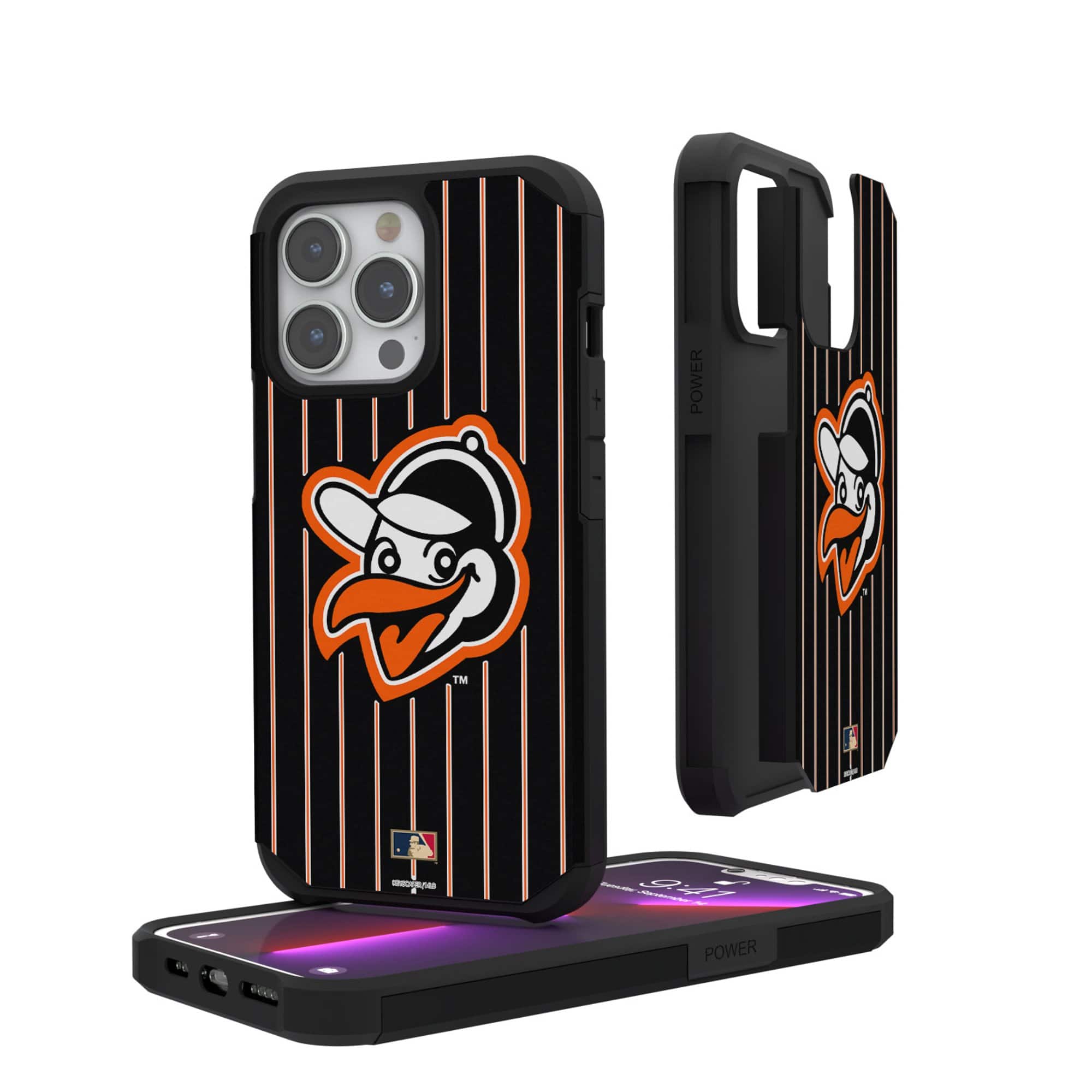 Keyscaper - MLB - Baltimore Orioles Mascot Logo iPhone Pinstripe Cooperstown Design Rugged Case - 12 mini/13 mini - Multicolor price history on PriceWatchPro
