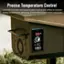 Precise Temperature Control Digital PID controller auto-adjusts pellet feeding and airflow to maintain steady temperatures, delivering consistently perfect results every time 2:86 C 138 100 -2  180 Snmotc D h - Carte OFF O Power I ON z GRILLS www.zgrills.com