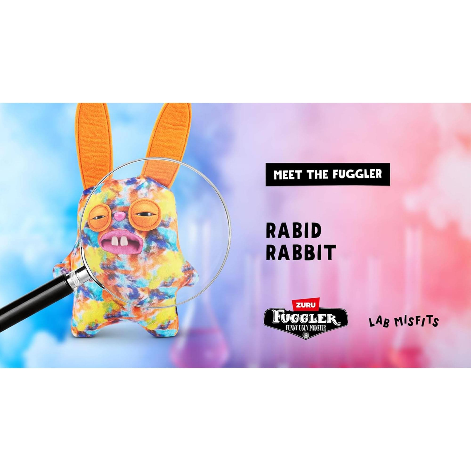 MEET THE FUGGLER

RABID RABBIT

ZURU FUGGLER FUN UGLY MONSTER LAB MISFITS