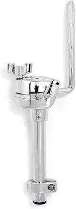 Front. Gibraltar Hardware - 12.7mm Clam Style L-Rod Tom Holder with Adjustable Round L-Rod, Gearless Tilter and 7/8" Down Tube for Custom Mounting.