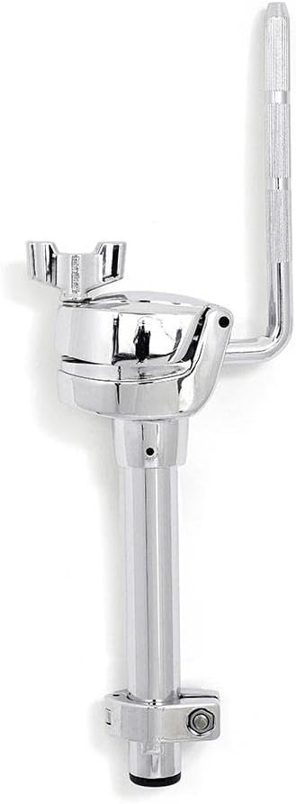 Front. Gibraltar Hardware - 12.7mm Clam Style L-Rod Tom Holder with Adjustable Round L-Rod, Gearless Tilter and 7/8" Down Tube for Custom Mounting.