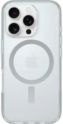 OtterBox - Symmetry Series Hard Shell for MagSafe for Apple iPhone 16 Pro - Clear