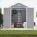 Front. Anysun - 6x5ft Heavy-Duty Resin Waterproof & UV-Proof Storage Shed with Lockable Door, Window & Ventilation - Grey.