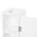 Alt View 6. Homcom - Toilet Paper Cabinet, Small Bathroom Corner Floor Cabinet with Doors and Shelves - White.