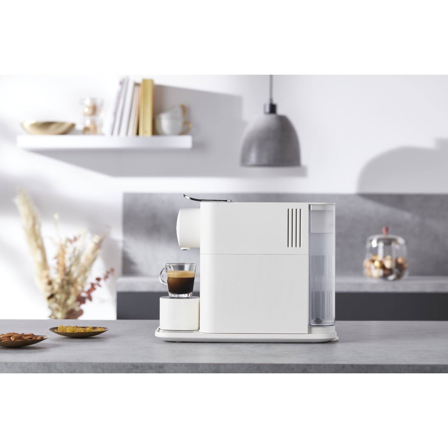 Alt View 10. Nespresso - Lattissima One Single Serve Coffee Machine in White - White.