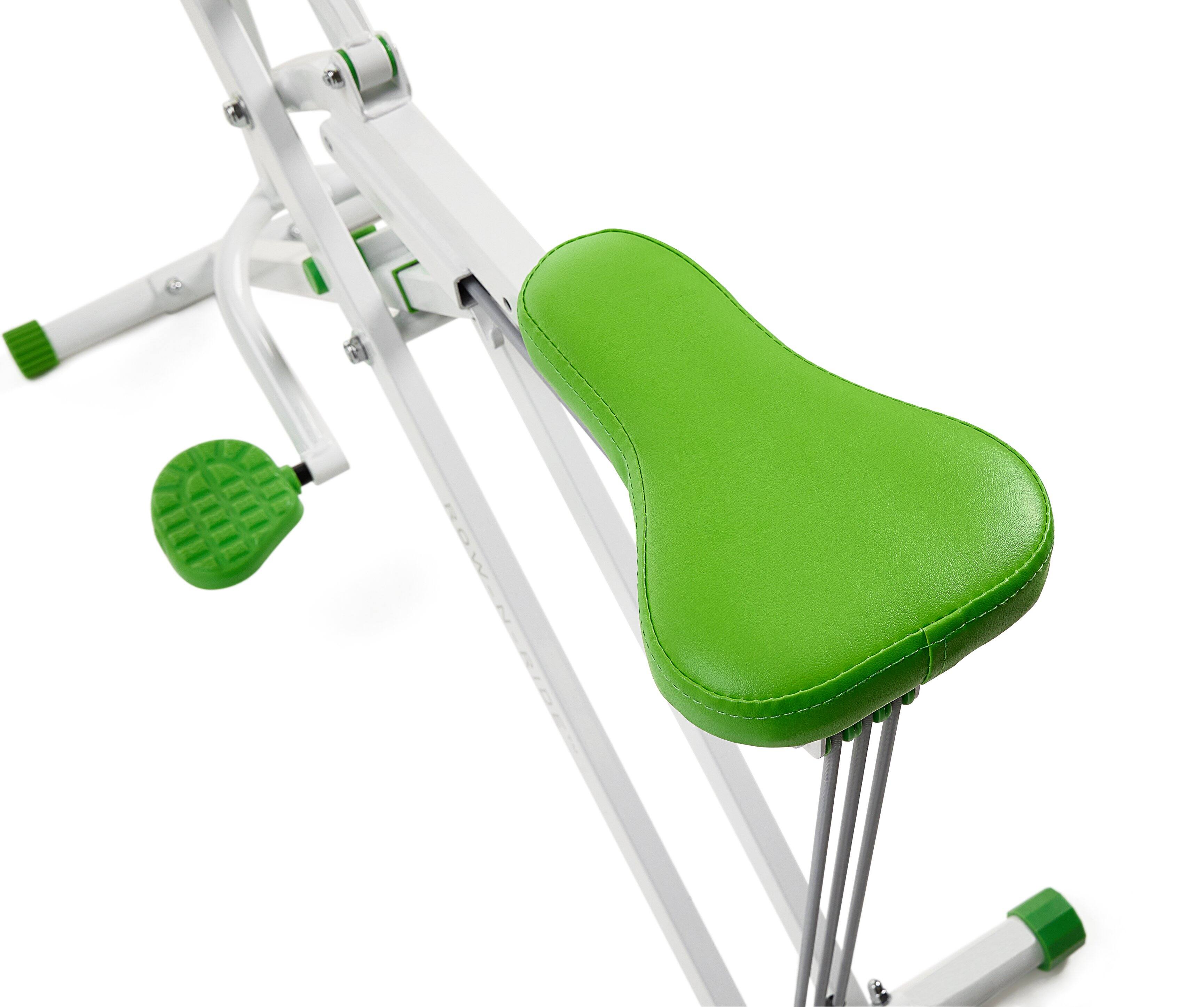 Alt View 4. Sunny Health & Fitness - Smart Upright Row-N-Ride® Exerciser in Green - Green.