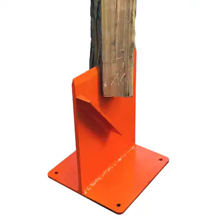 Front. JETRANSPORT - Hi-flame Wood Kindling Splitter - The Firewood Tool For Stove Fireplace And Fire Pit Easy to use, a portable l - Orange.