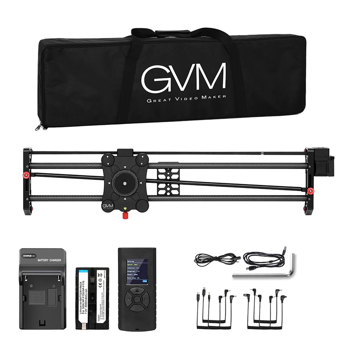 GVM VIDEO MAKER GREAT VIDEO MAKER  
GVM BATTERY CHARGER  
e e : minasnhone +d0dmAni. fo 0