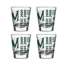 Logo Brands - Minnesota Wild 4-Pack 2oz. Shot Glass Set - Multicolor