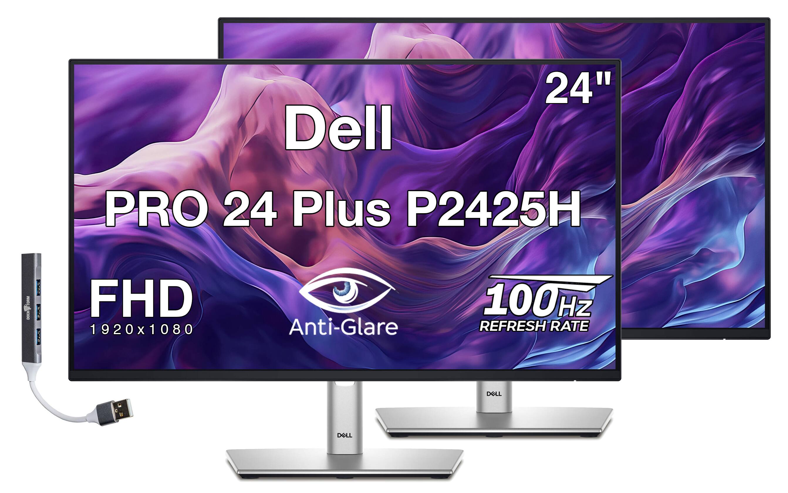 24" Dell PRO 24 Plus P2425H FHD 1920x1080 Anti-Glare 100Hz REFRESH RATE