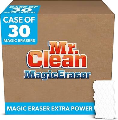 CASE OF 30 MAGIC ERASERS

Mr. Clean MagicEraser

MAGIC ERASER EXTRA POWER