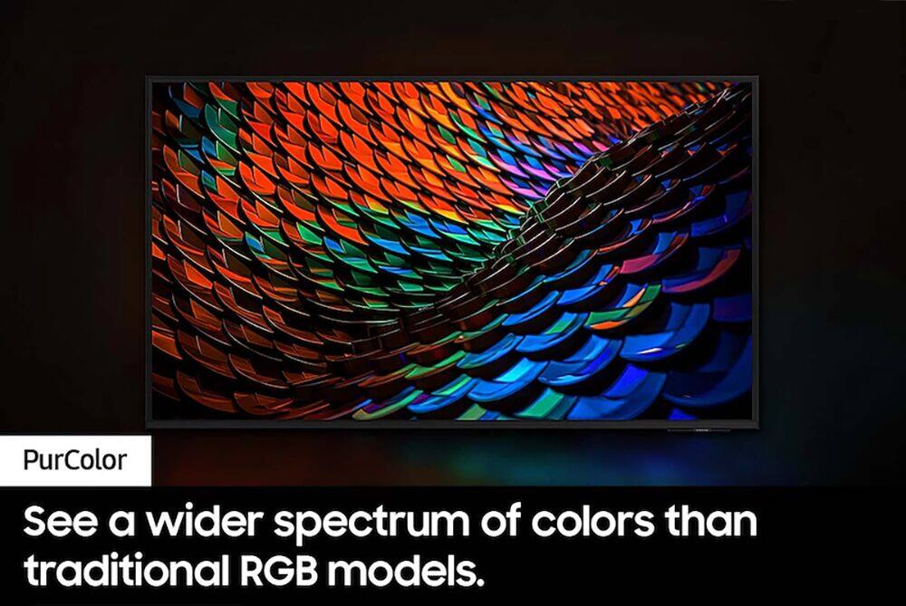 PurColor  
See a wider spectrum of colors than traditional RGB models.