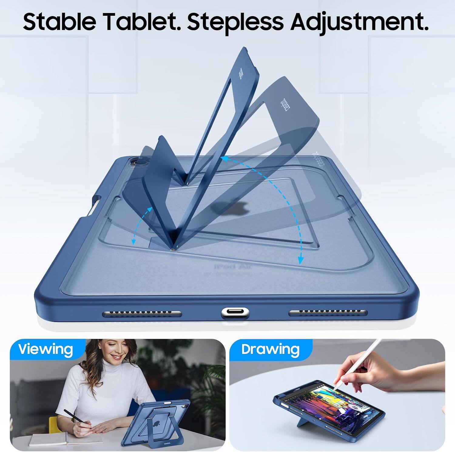 Stable Tablet. Stepless Adjustment.

Viewing

Drawing