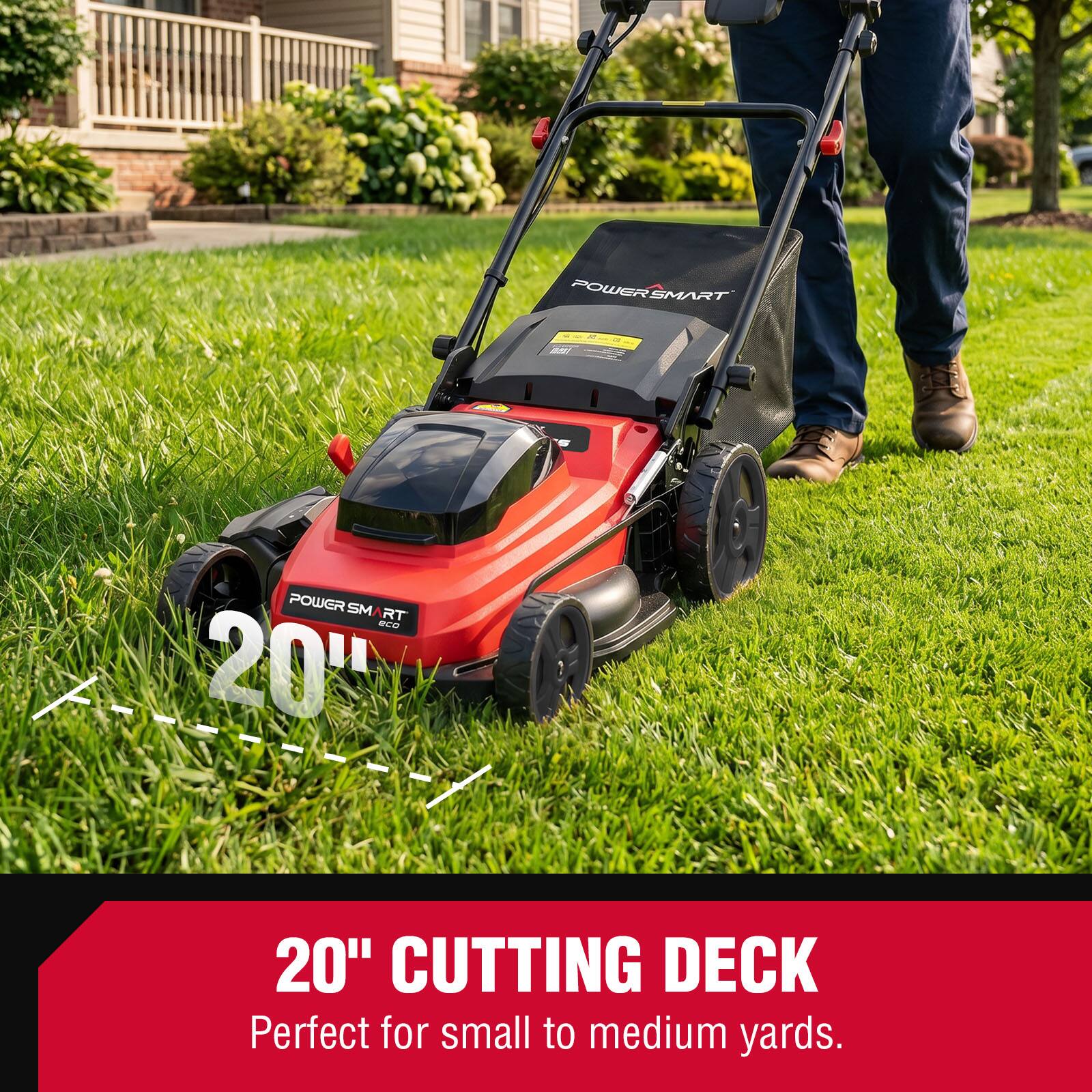 POWERSMART - POWER SMART SM RT 200 20" CUTTING DECK Perfect for small to medium yards.