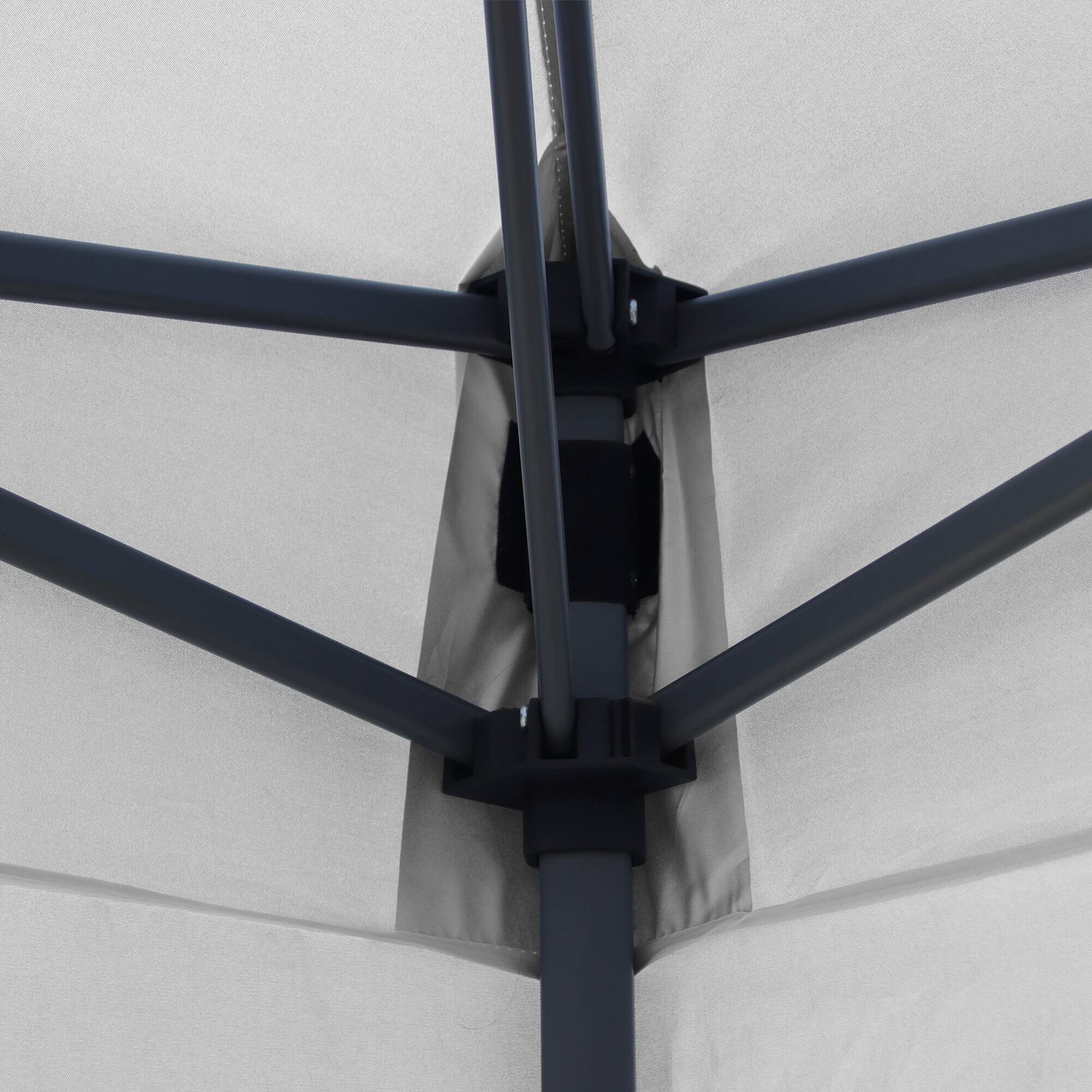 Alt View 7. Outsunny - 8' x 8' Pop Up Canopy Tent with Wheeled Carry Bag and 4 Sand Bags, Instant Sun Shelter, Tents for Parties - Black.