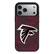 Front. Keyscaper - Atlanta Falcons Paisley iPhone Magnetic Bump Case - 16 Pro Max - Black.