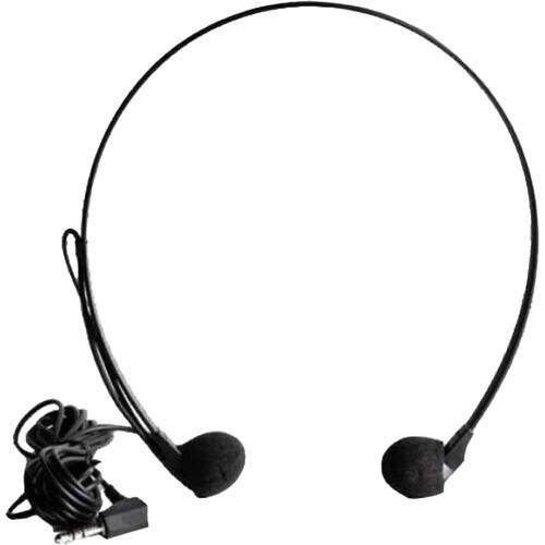 Front. OM System - In-Ear Transcription Earphones with 13' Cable, Sound Isolation & 3.5mm Right-Angle Plug, Soft Foam, Earbud Style Fit - Black.