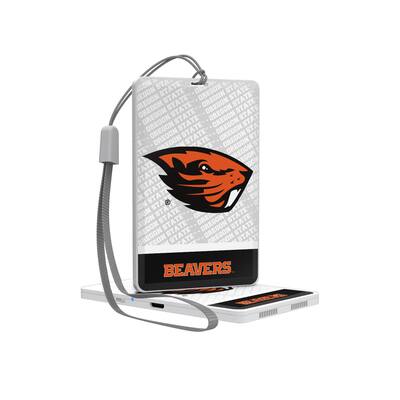 hide with Spread Beaver Bluetooth Keyscaper Oregon State Beavers End Zone Pocket Bluetooth