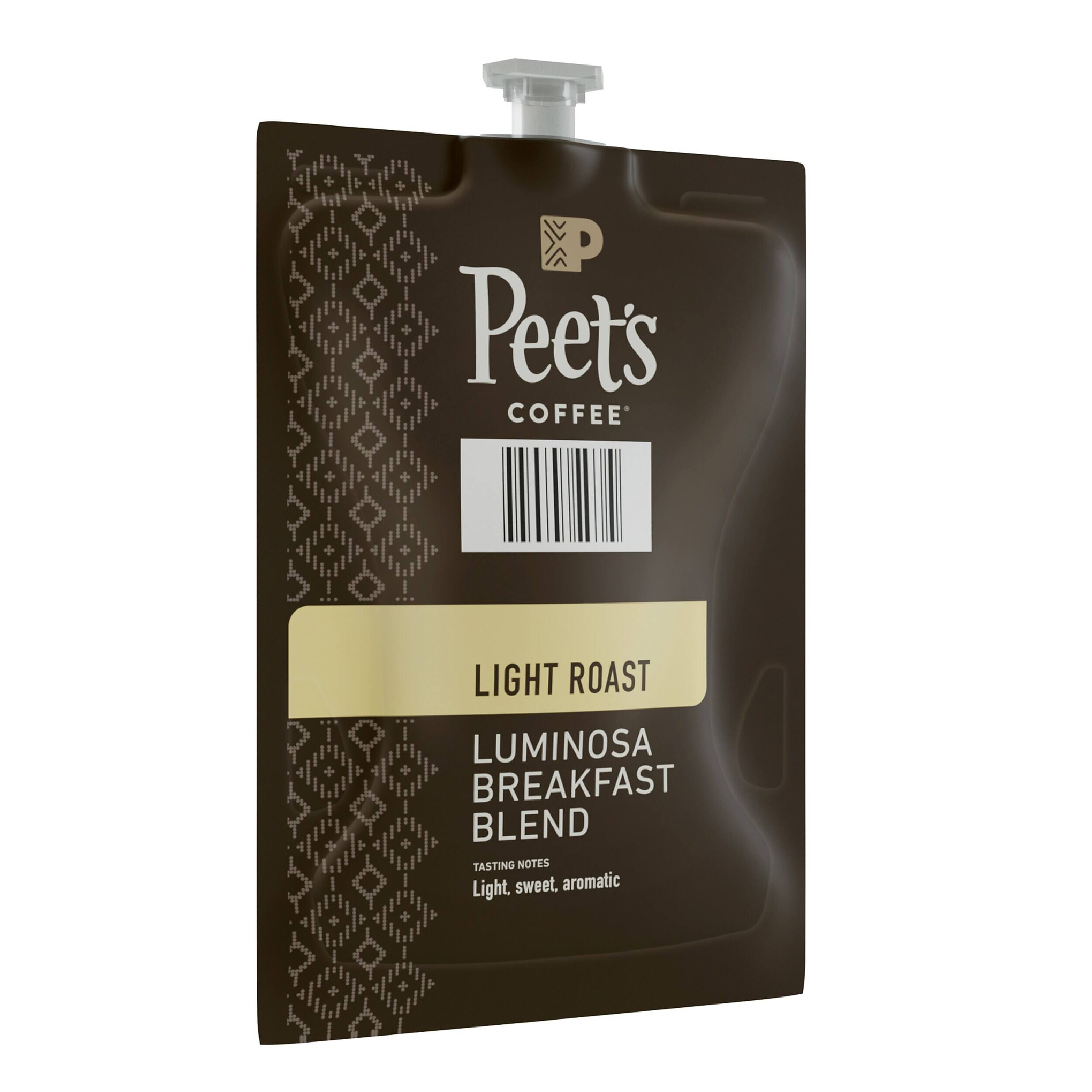 Peet's COFFEE  
LIGHT ROAST  
LUMINOSA BREAKFAST BLEND  
TASTING NOTES: Light, sweet, aromatic