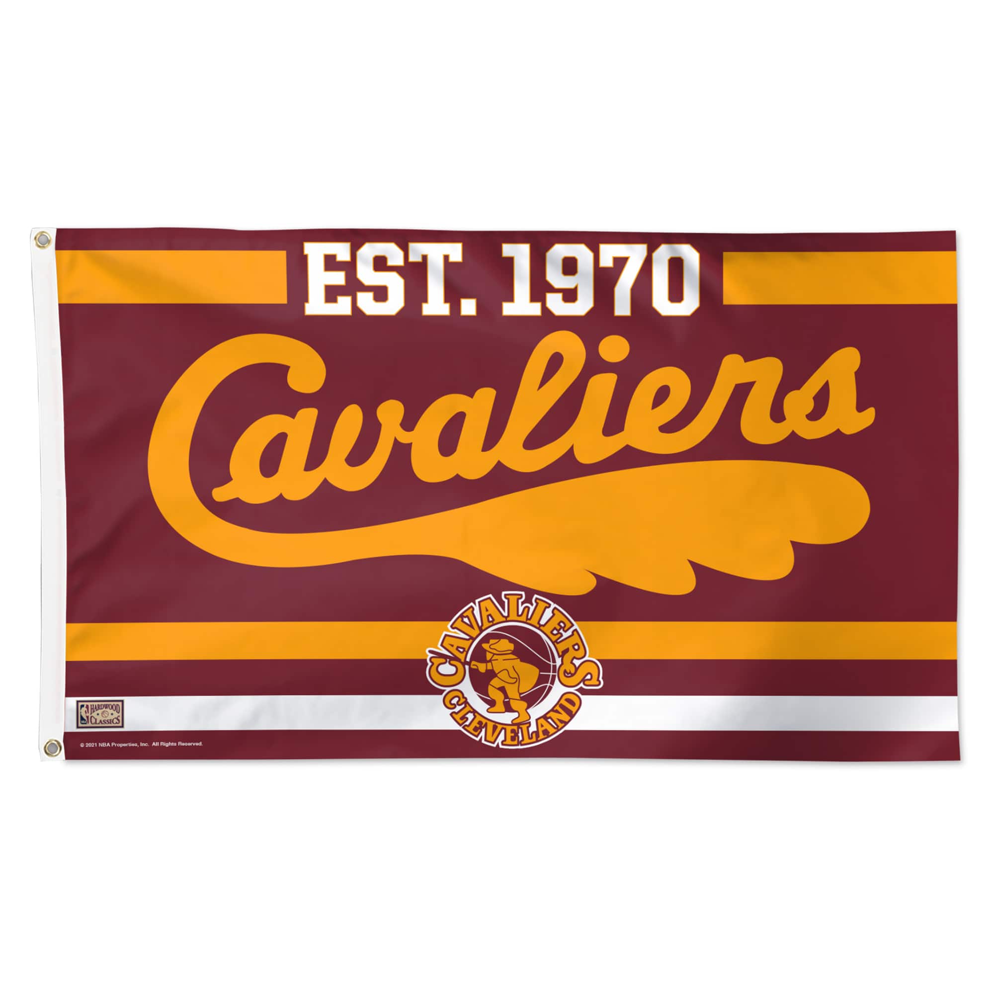 Photos - Other Decoration Cleveland WinCraft -  Cavaliers 3' x 5' Single-Sided Franchise Establishment Deluxe Flag - Multicolor 