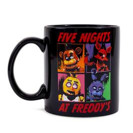 Silver Buffalo - Five Nights At Freddy's Character Grid Ceramic Mug | Holds 20 Ounces - Multi-Colored