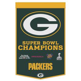 WinCraft - Green Bay Packers 24" x 38" Championship Banner - Multicolor