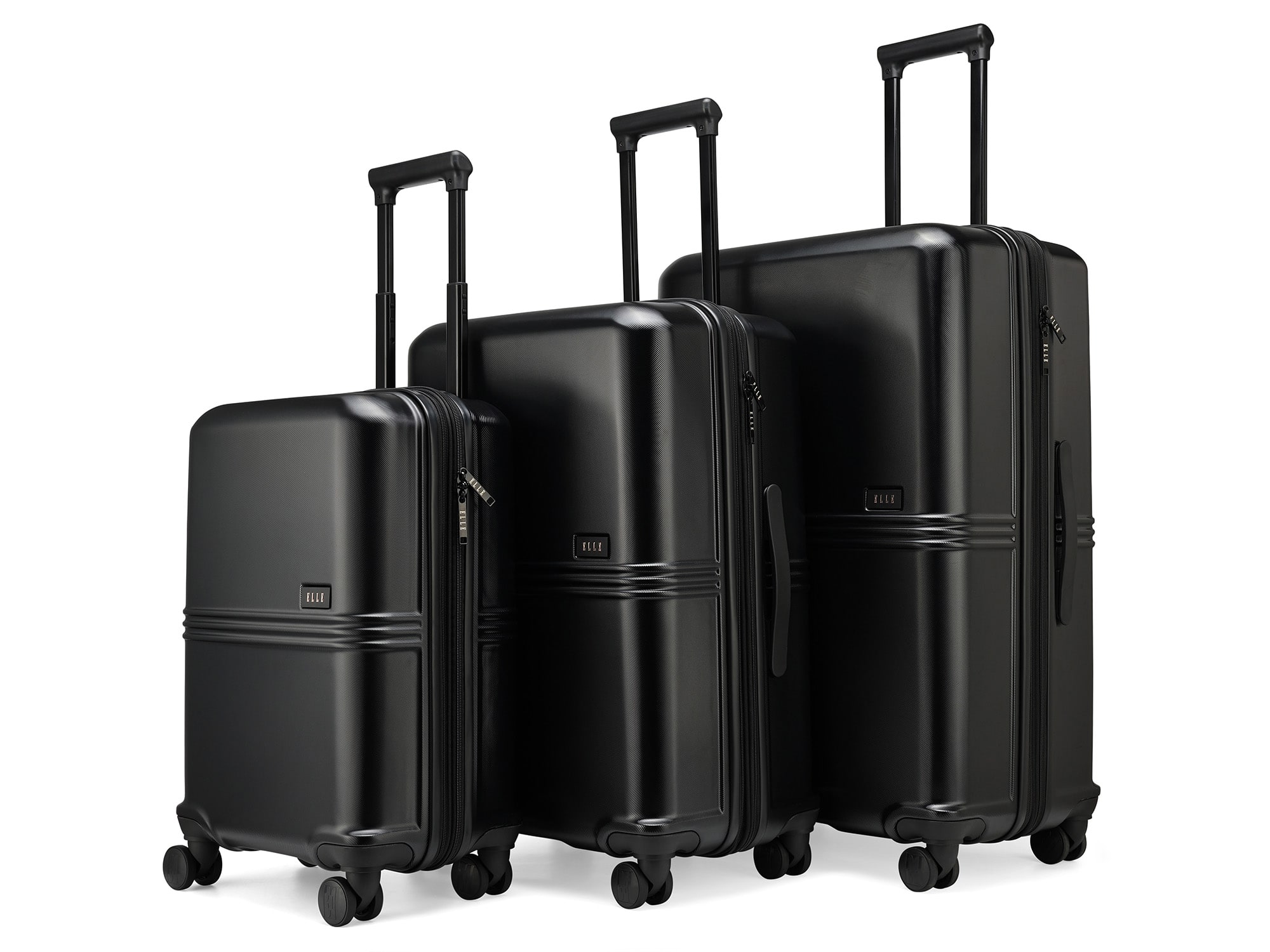 Elle Expedition 3 Piece Expandable Polycarbonate Spinner Luggage