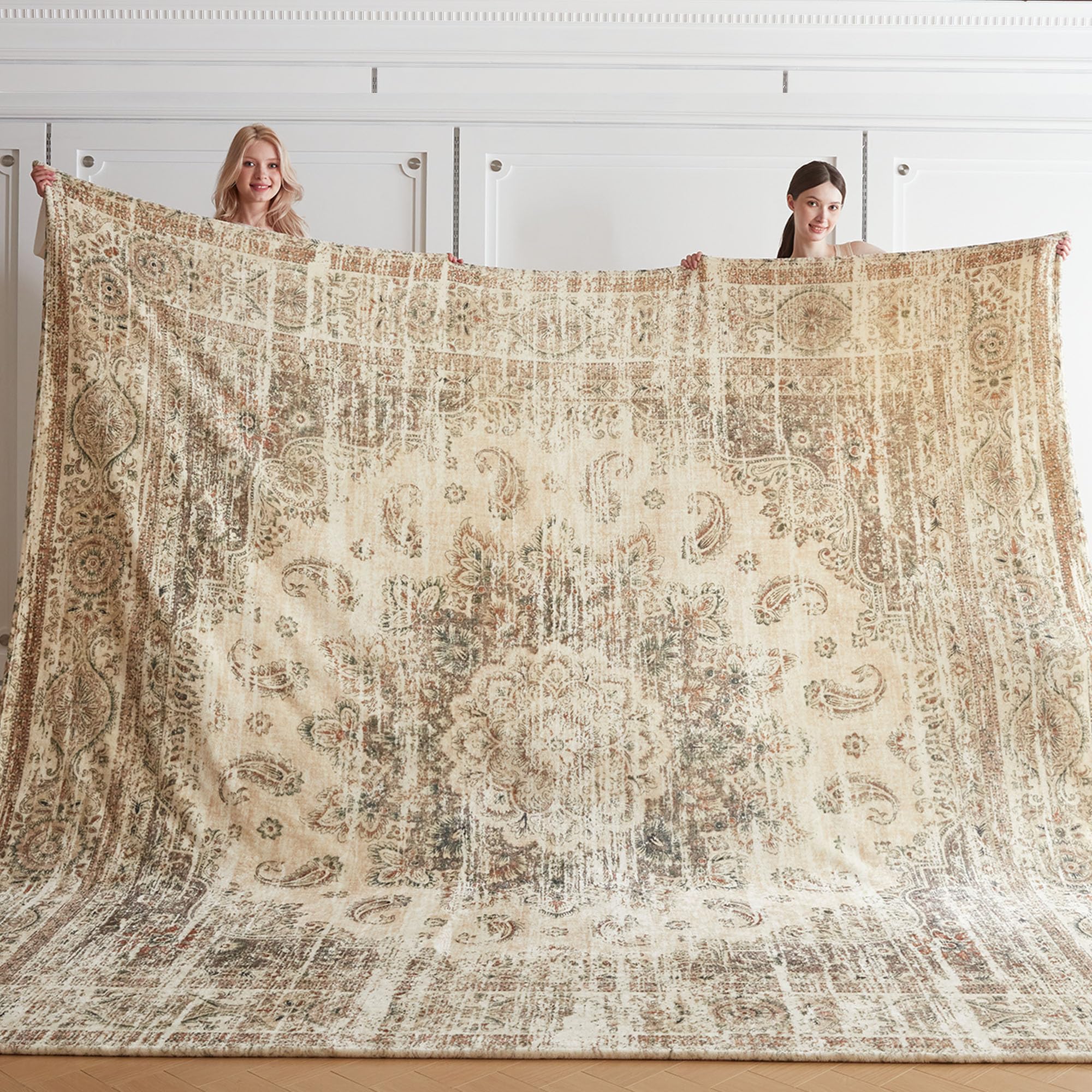 Dapper Styles - Oversized King Fleece Blanket 120x120 Inches Seamless Soft Cozy 3d Jacquard Flannel 10 x10 Extra Large For - Beige -1-120"x120"