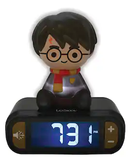 Lexibook - Harry Potter Digital Alarm Clock with 3D Night Light & Sound Effects - MULTICOLOR